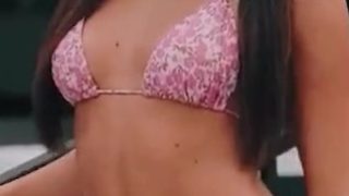 McKinley Richardson Nude – Pink Lingerie Sexy Outdoor